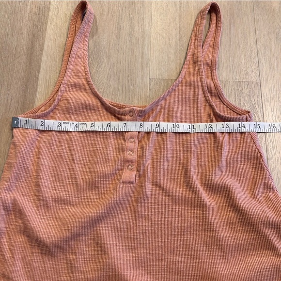 Z Supply Ribbed Tank top peach - Picture 2 of 6